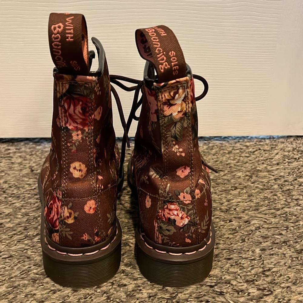 Floral Doc Marten Boots - Picture 2 of 3